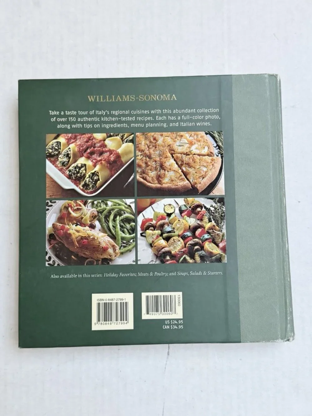 Williams Sonoma The Best of the Kitchen Library Italian Favorites Hardback Cook‎